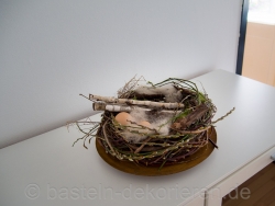 Kranz mit Birke zu Ostern