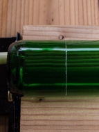 Eingeritzte Flasche