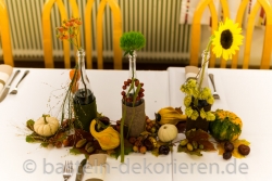 DIY Tischdeko für den Herbst
