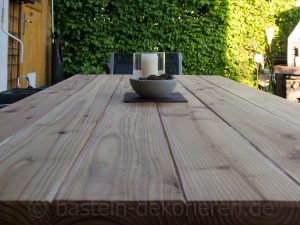 Bastelanleitung für Holztisch